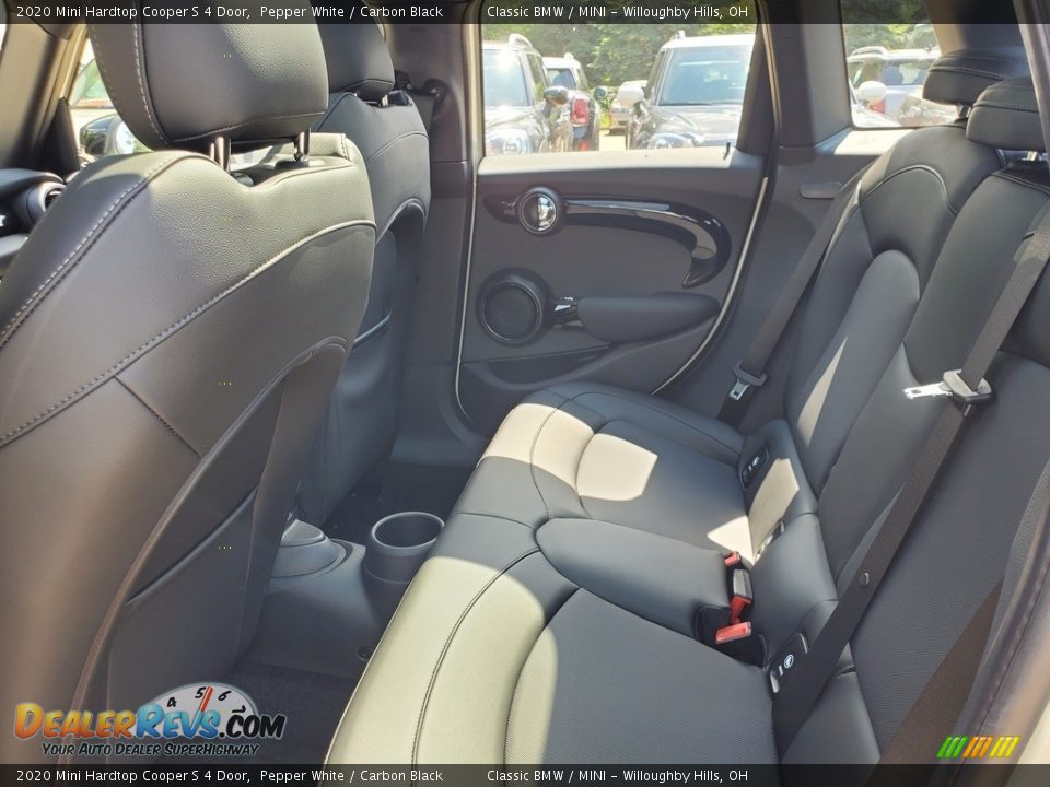 2020 Mini Hardtop Cooper S 4 Door Pepper White / Carbon Black Photo #4