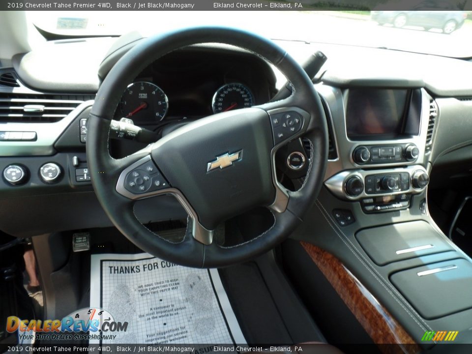 2019 Chevrolet Tahoe Premier 4WD Black / Jet Black/Mahogany Photo #21