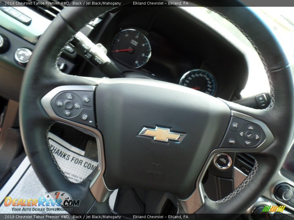 2019 Chevrolet Tahoe Premier 4WD Black / Jet Black/Mahogany Photo #22