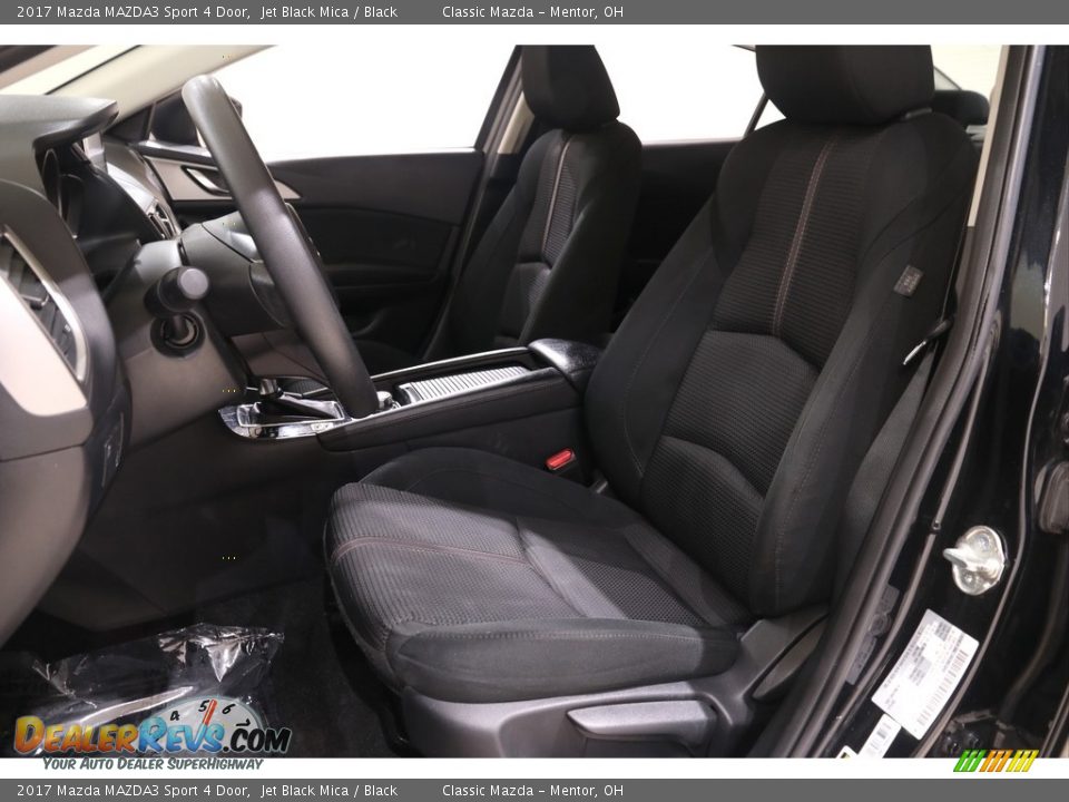 2017 Mazda MAZDA3 Sport 4 Door Jet Black Mica / Black Photo #5
