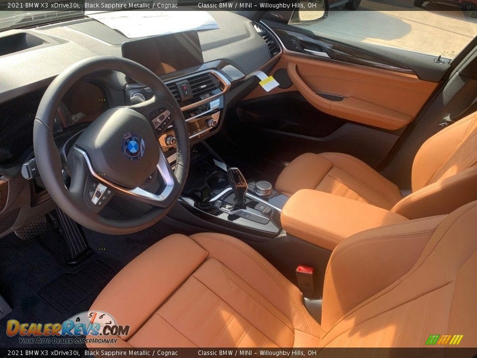 Front Seat of 2021 BMW X3 xDrive30i Photo #3