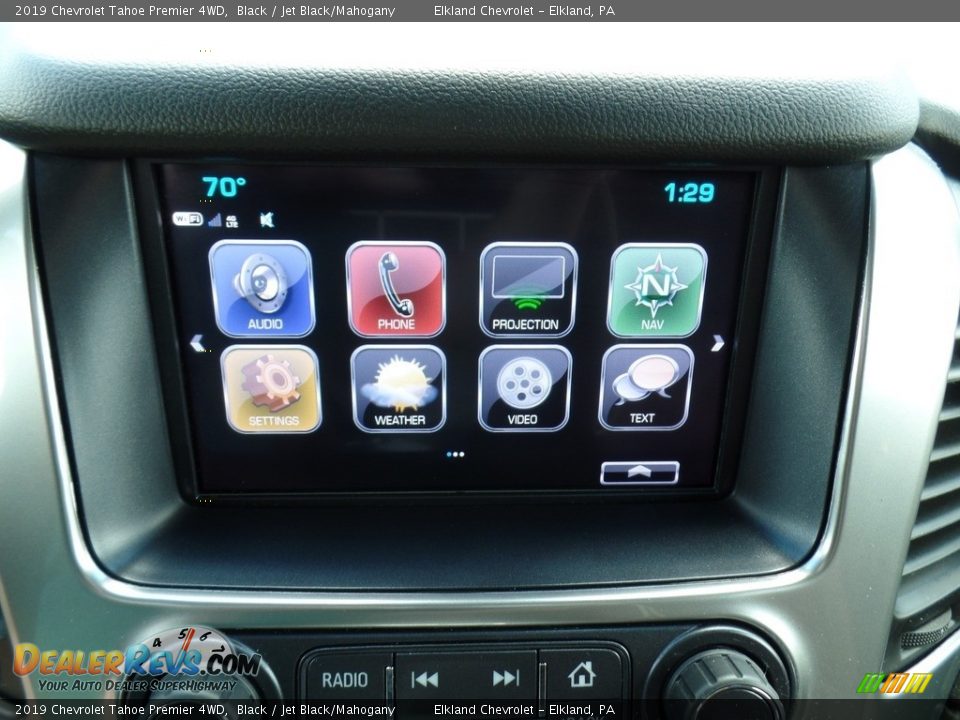 2019 Chevrolet Tahoe Premier 4WD Black / Jet Black/Mahogany Photo #31