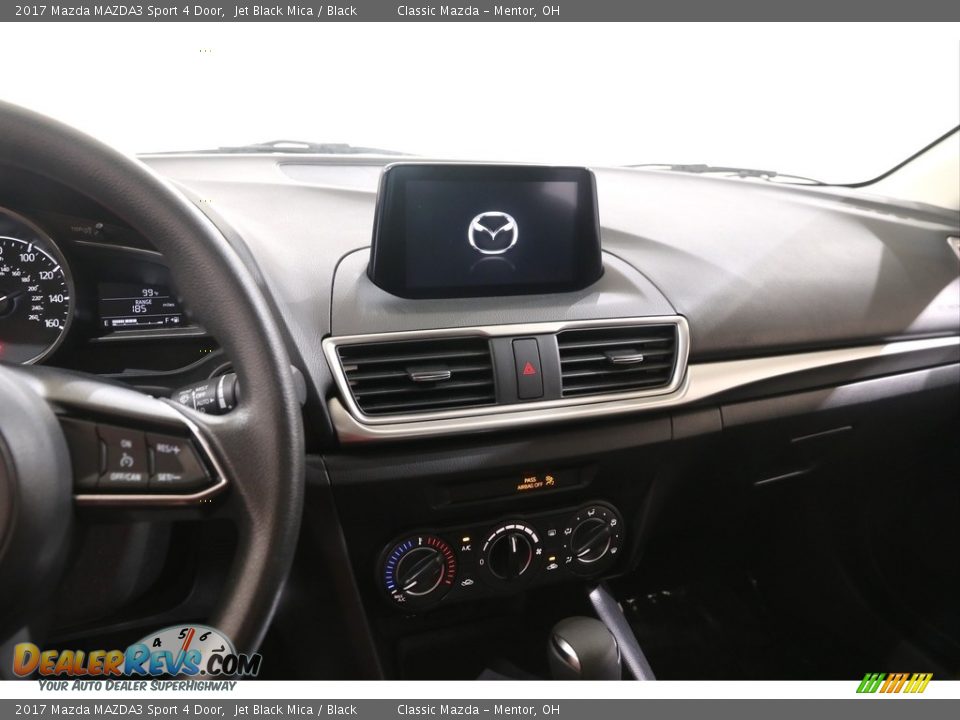 2017 Mazda MAZDA3 Sport 4 Door Jet Black Mica / Black Photo #9