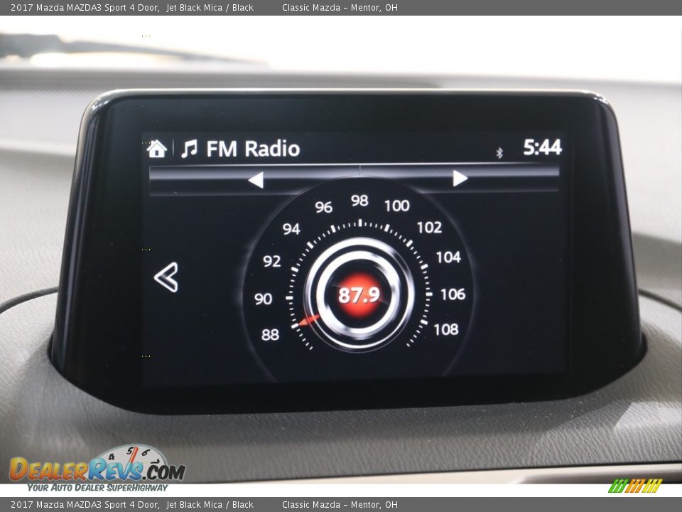 2017 Mazda MAZDA3 Sport 4 Door Jet Black Mica / Black Photo #12