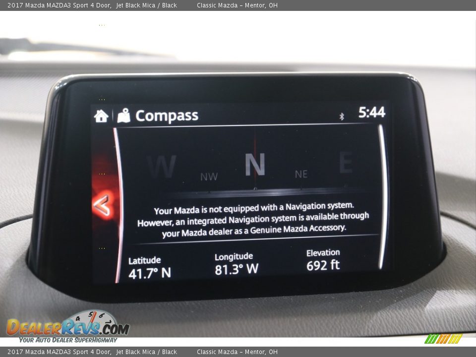 2017 Mazda MAZDA3 Sport 4 Door Jet Black Mica / Black Photo #13