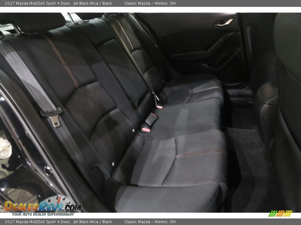 2017 Mazda MAZDA3 Sport 4 Door Jet Black Mica / Black Photo #17