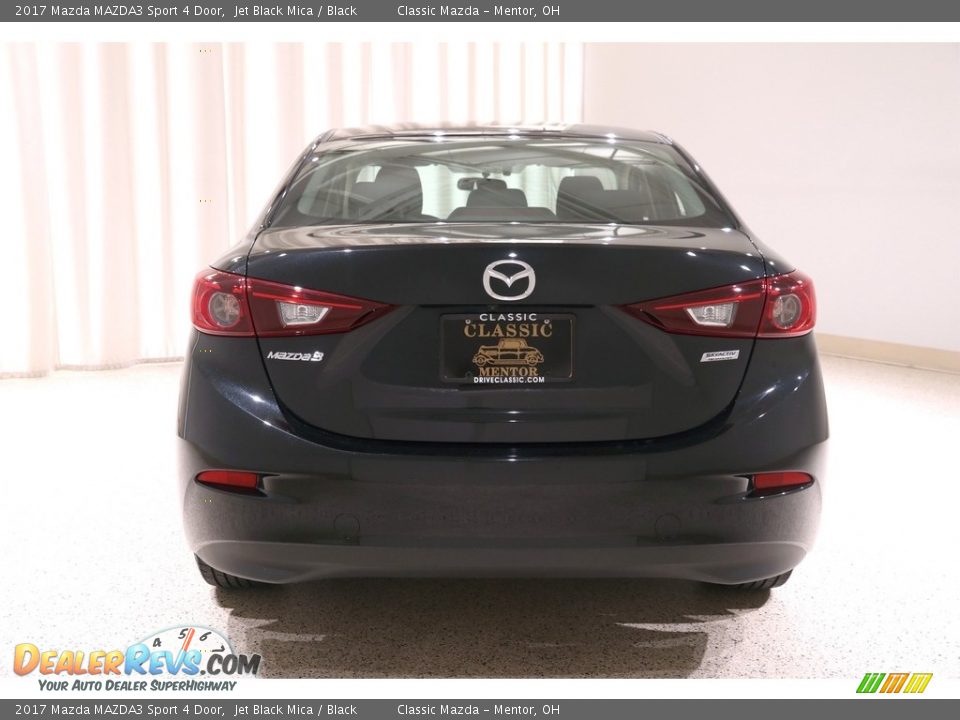 2017 Mazda MAZDA3 Sport 4 Door Jet Black Mica / Black Photo #19