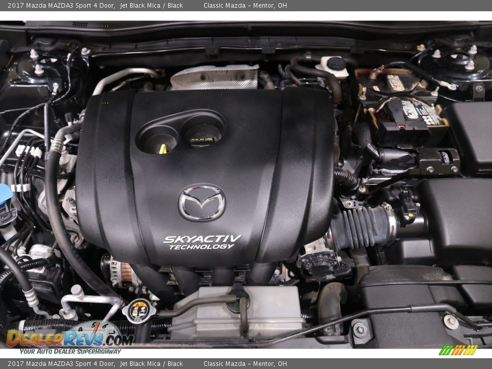 2017 Mazda MAZDA3 Sport 4 Door Jet Black Mica / Black Photo #20