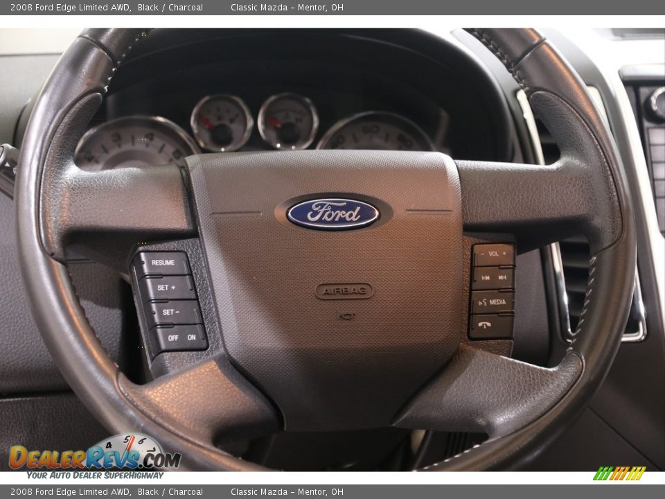 2008 Ford Edge Limited AWD Black / Charcoal Photo #7