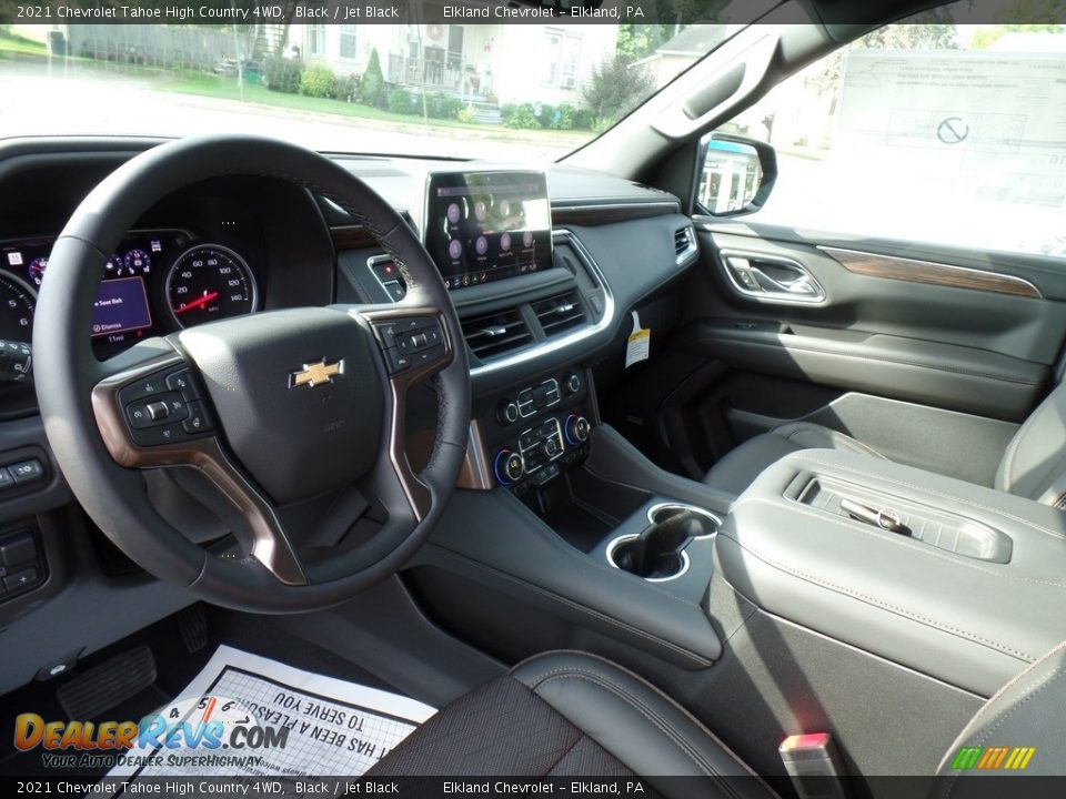 2021 Chevrolet Tahoe High Country 4WD Black / Jet Black Photo #18