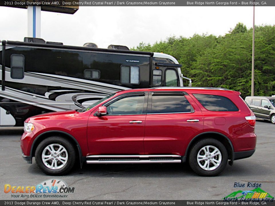 2013 Dodge Durango Crew AWD Deep Cherry Red Crystal Pearl / Dark Graystone/Medium Graystone Photo #2