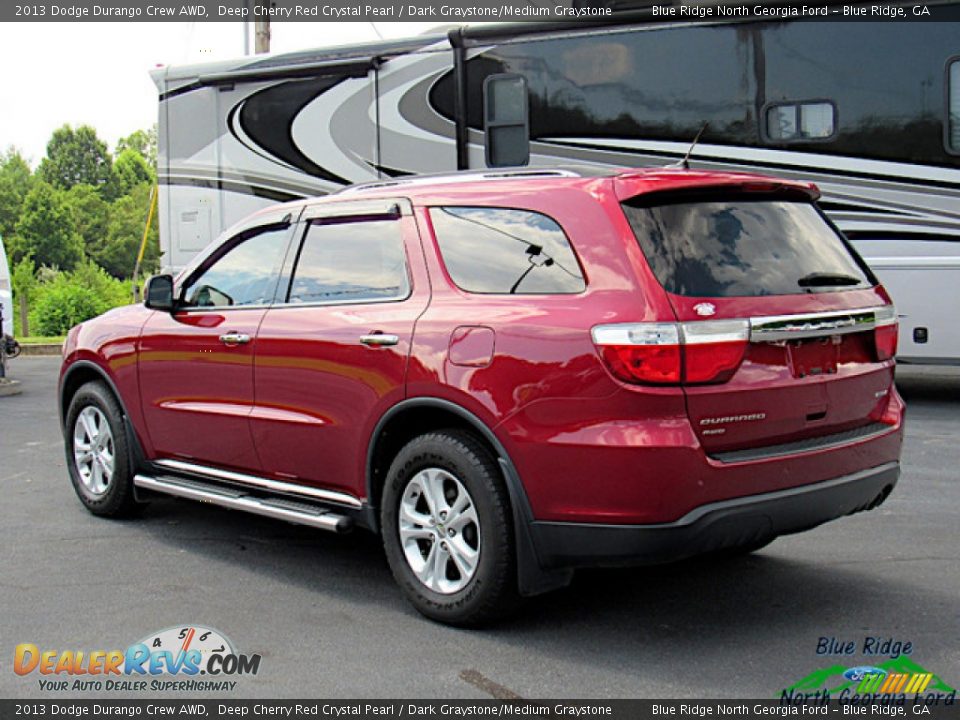 2013 Dodge Durango Crew AWD Deep Cherry Red Crystal Pearl / Dark Graystone/Medium Graystone Photo #3