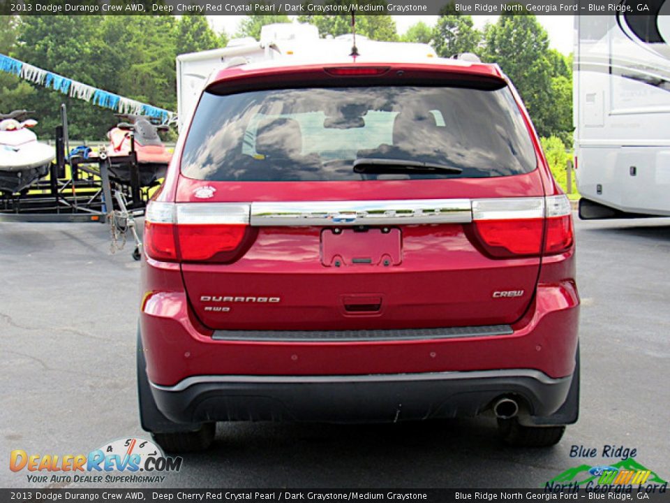 2013 Dodge Durango Crew AWD Deep Cherry Red Crystal Pearl / Dark Graystone/Medium Graystone Photo #4