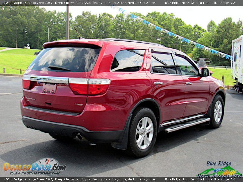 2013 Dodge Durango Crew AWD Deep Cherry Red Crystal Pearl / Dark Graystone/Medium Graystone Photo #5