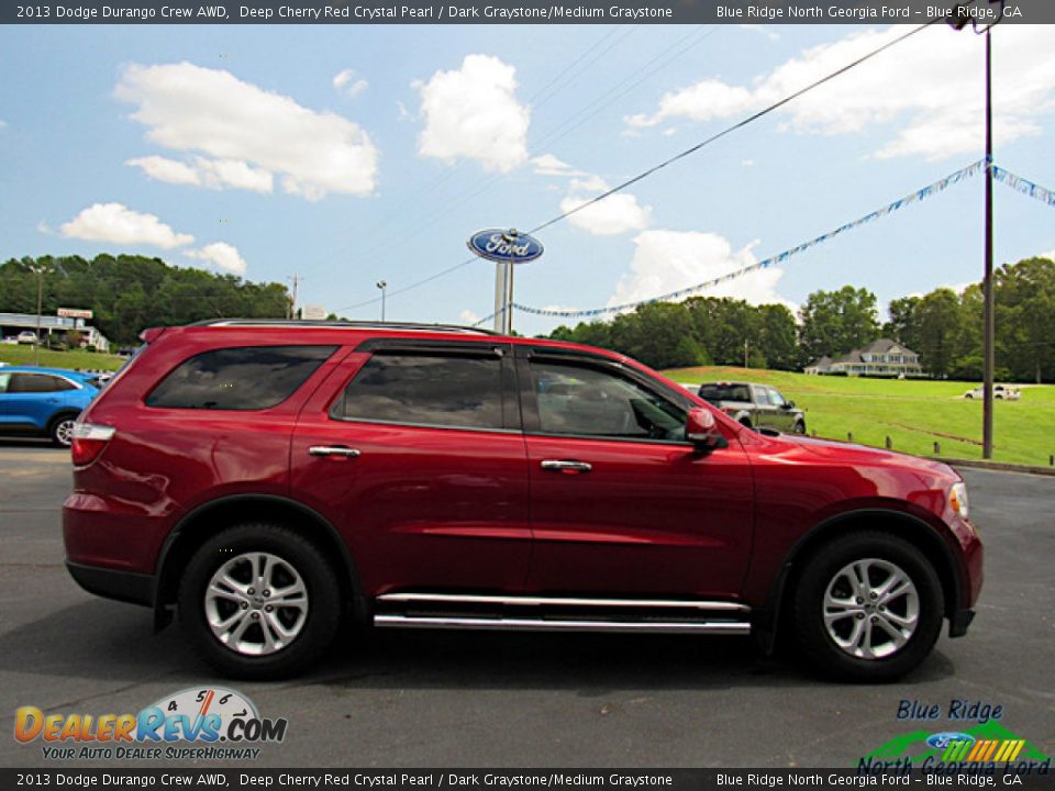 2013 Dodge Durango Crew AWD Deep Cherry Red Crystal Pearl / Dark Graystone/Medium Graystone Photo #6