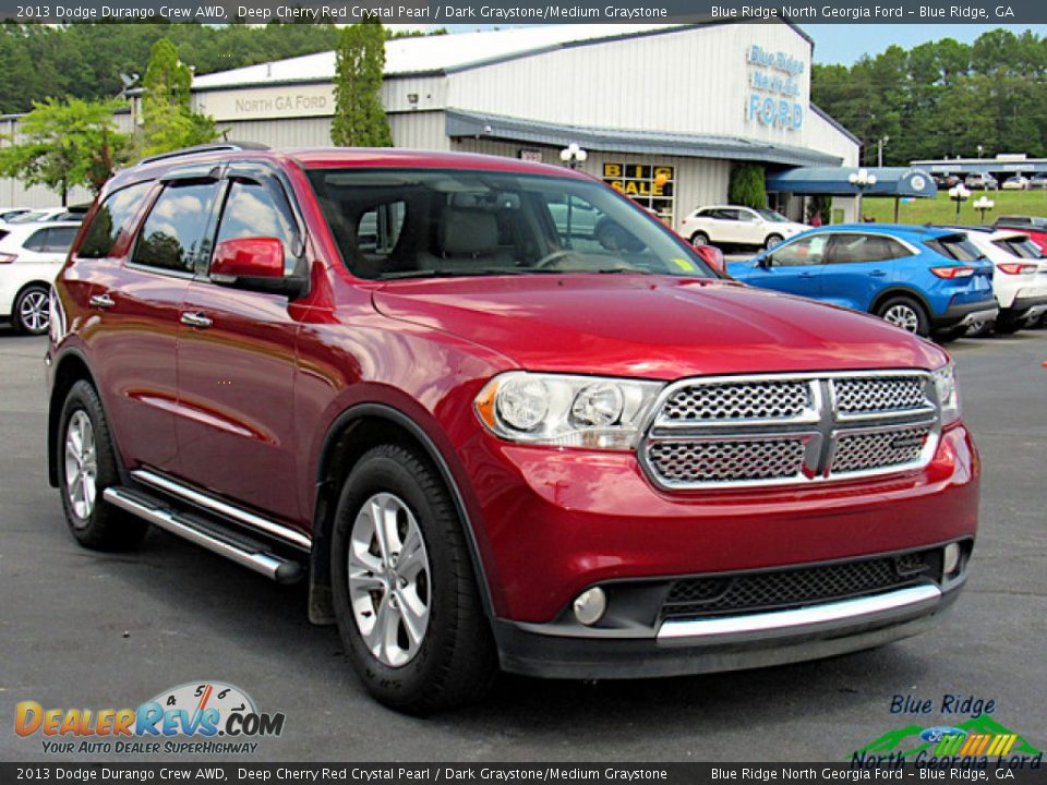 2013 Dodge Durango Crew AWD Deep Cherry Red Crystal Pearl / Dark Graystone/Medium Graystone Photo #7