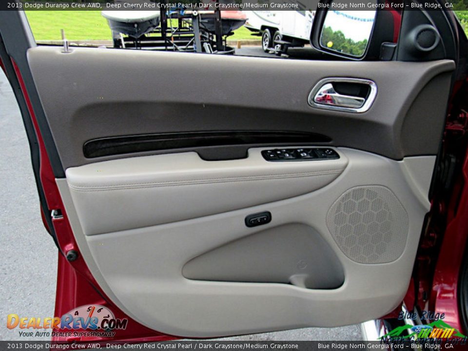 2013 Dodge Durango Crew AWD Deep Cherry Red Crystal Pearl / Dark Graystone/Medium Graystone Photo #10