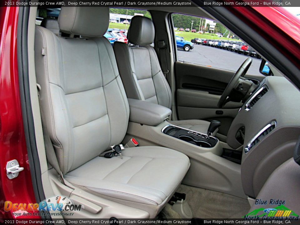 2013 Dodge Durango Crew AWD Deep Cherry Red Crystal Pearl / Dark Graystone/Medium Graystone Photo #12