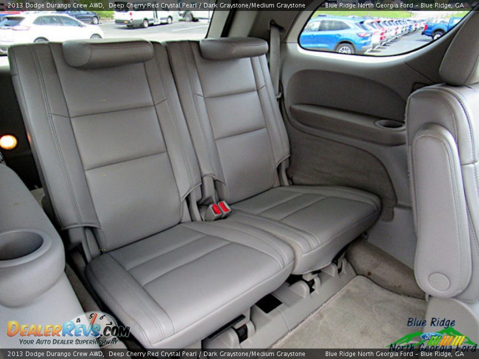 2013 Dodge Durango Crew AWD Deep Cherry Red Crystal Pearl / Dark Graystone/Medium Graystone Photo #14