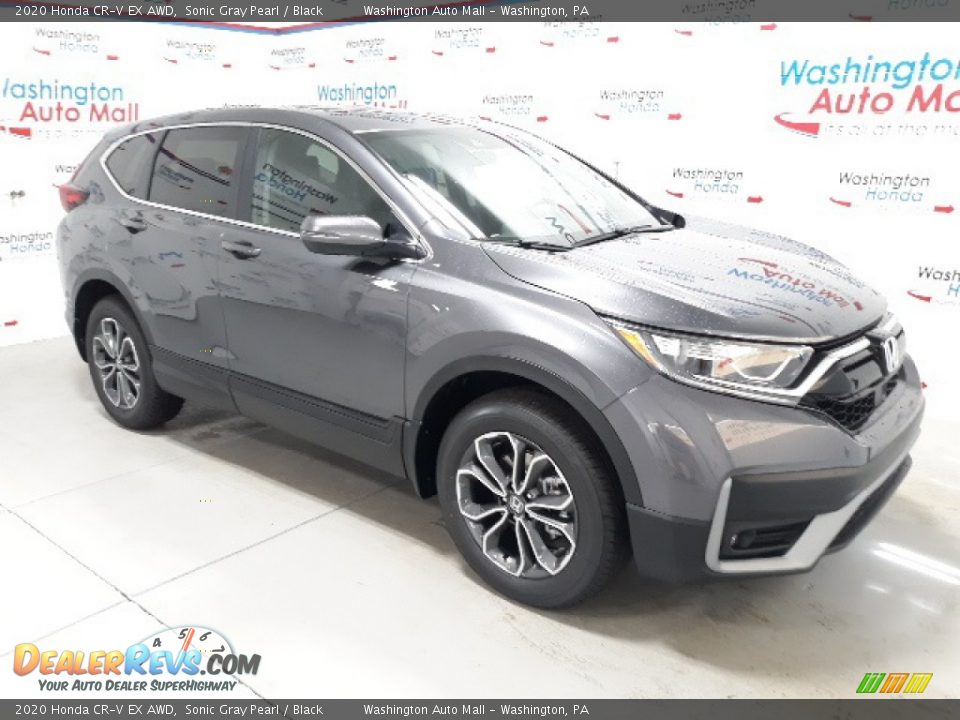 2020 Honda CR-V EX AWD Sonic Gray Pearl / Black Photo #2