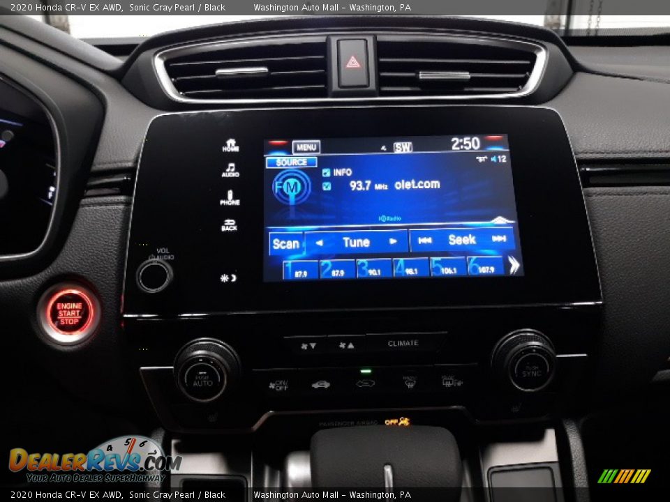 2020 Honda CR-V EX AWD Sonic Gray Pearl / Black Photo #14