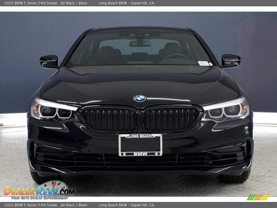 2020 BMW 5 Series 540i Sedan Jet Black / Black Photo #2