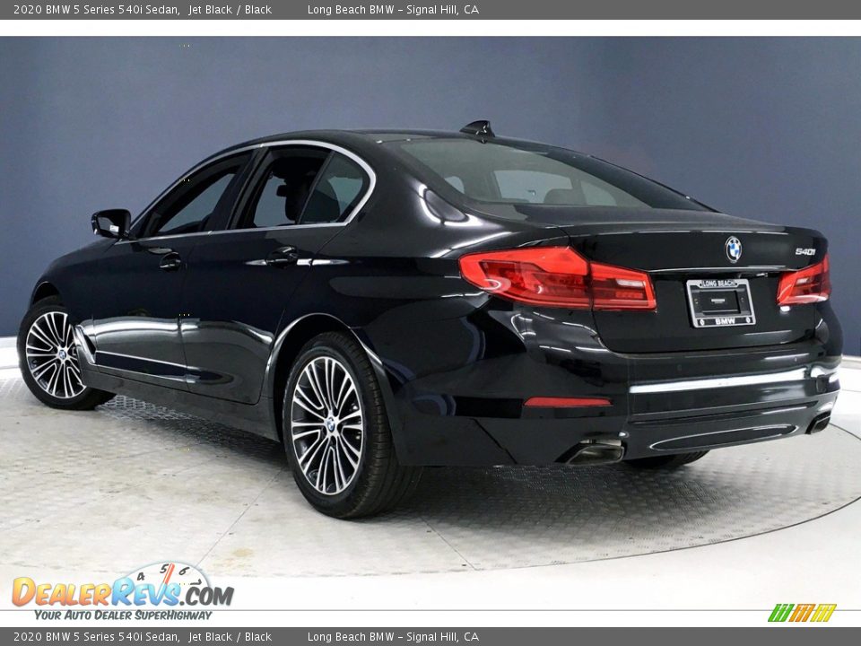 2020 BMW 5 Series 540i Sedan Jet Black / Black Photo #3