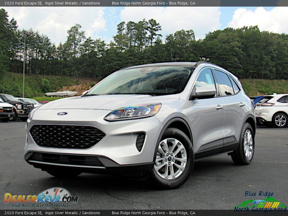 2020 Ford Escape SE Ingot Silver Metallic / Sandstone Photo #1