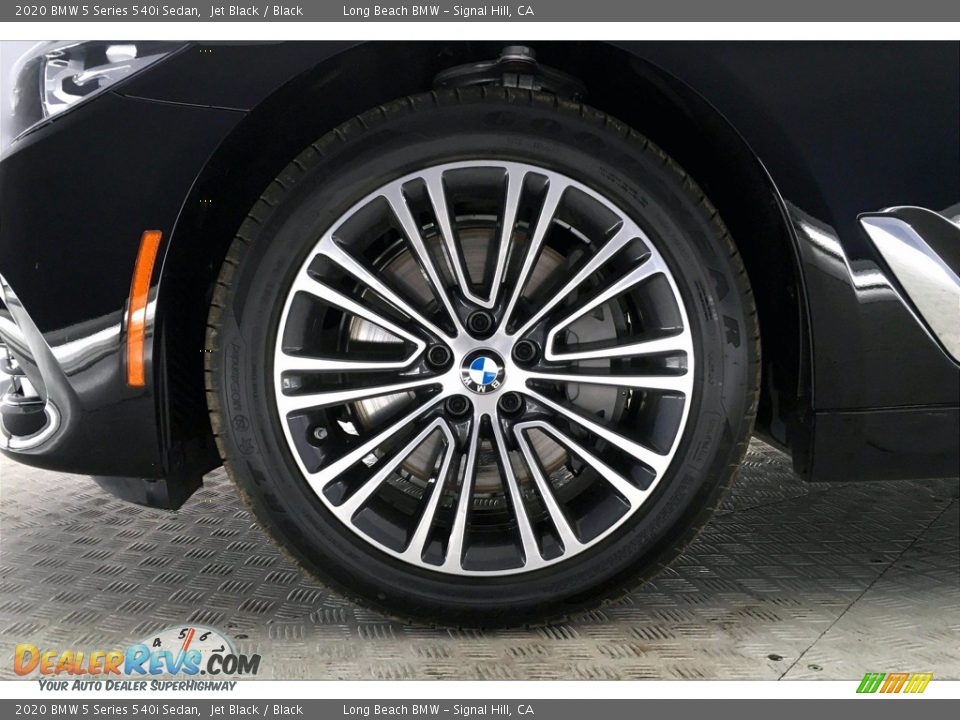 2020 BMW 5 Series 540i Sedan Jet Black / Black Photo #12