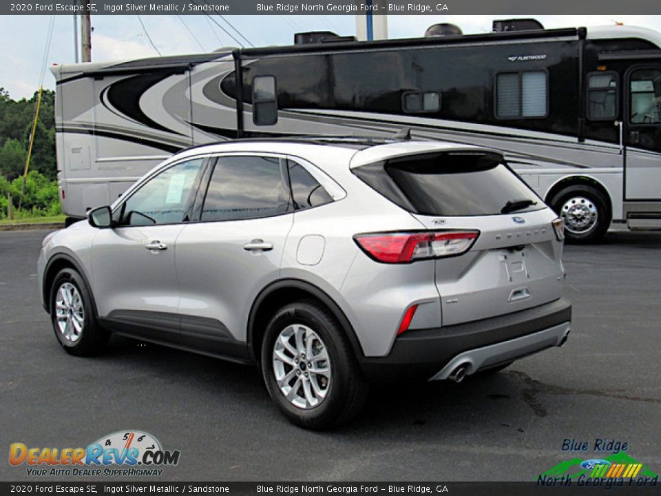 2020 Ford Escape SE Ingot Silver Metallic / Sandstone Photo #3