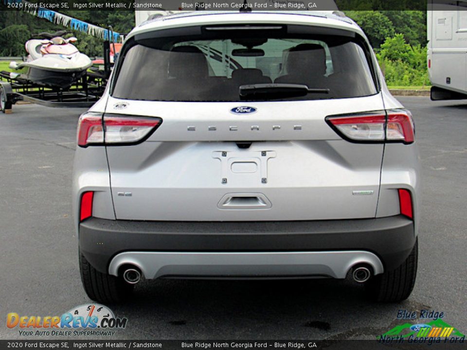 2020 Ford Escape SE Ingot Silver Metallic / Sandstone Photo #4