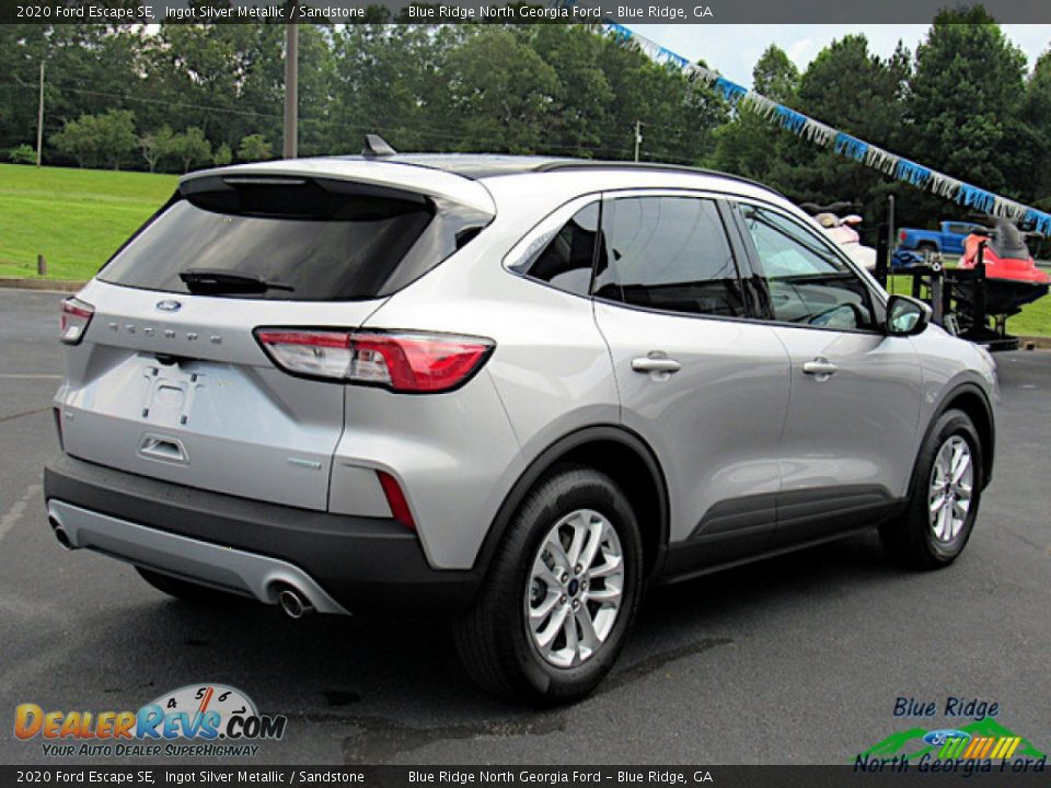 2020 Ford Escape SE Ingot Silver Metallic / Sandstone Photo #5