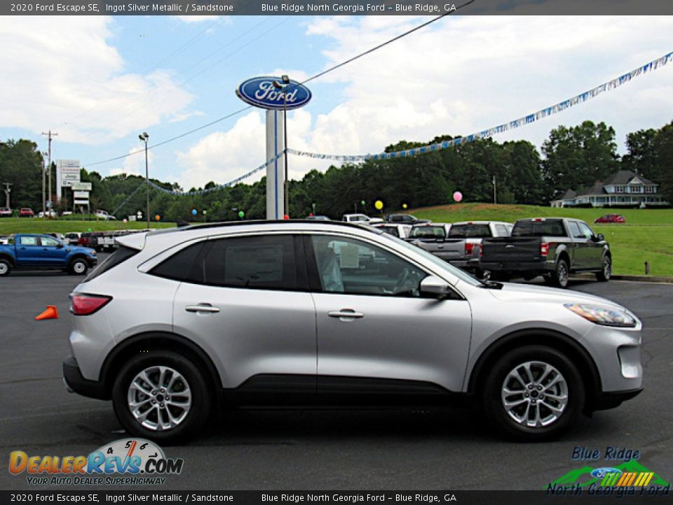 2020 Ford Escape SE Ingot Silver Metallic / Sandstone Photo #6