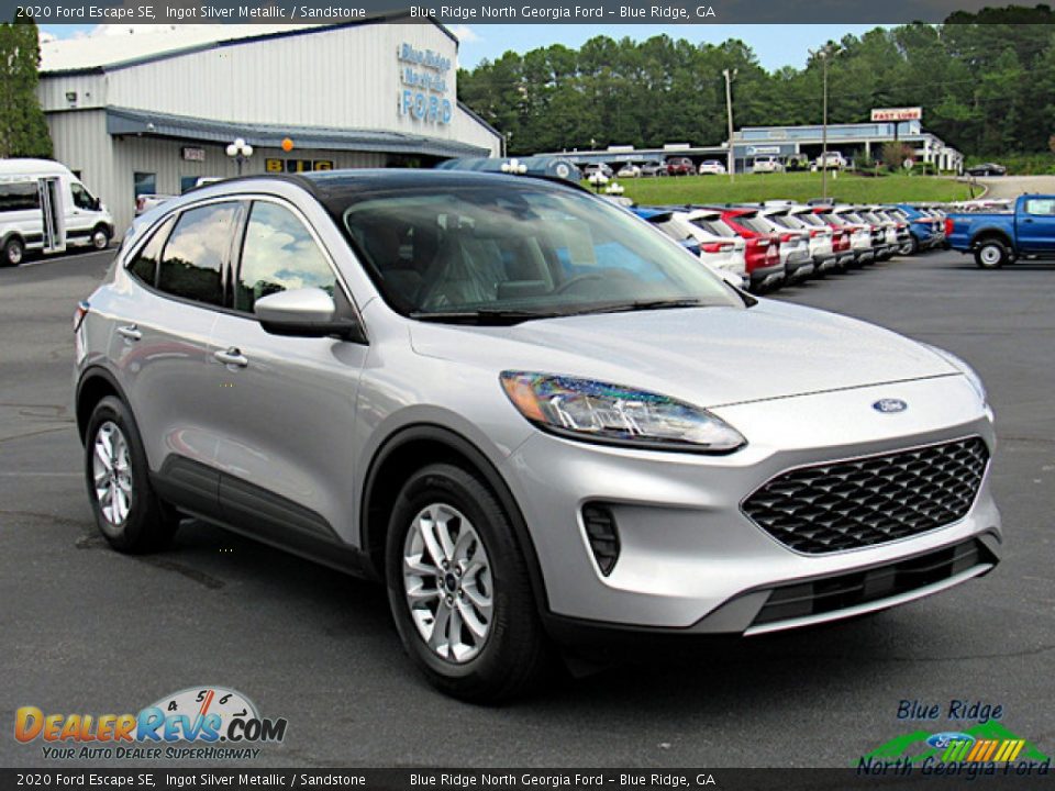 2020 Ford Escape SE Ingot Silver Metallic / Sandstone Photo #7