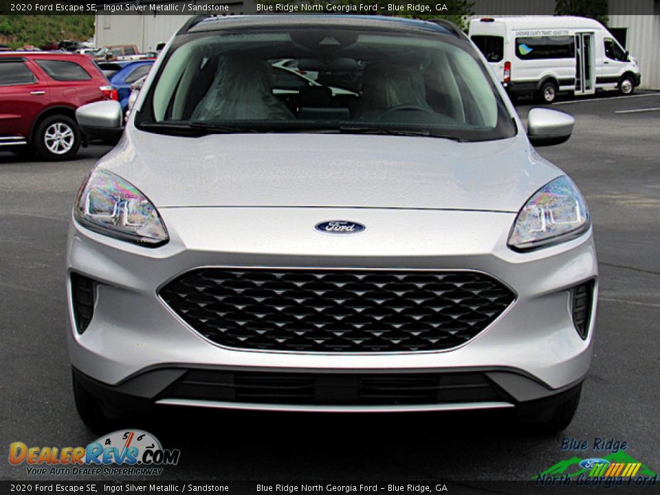 2020 Ford Escape SE Ingot Silver Metallic / Sandstone Photo #8