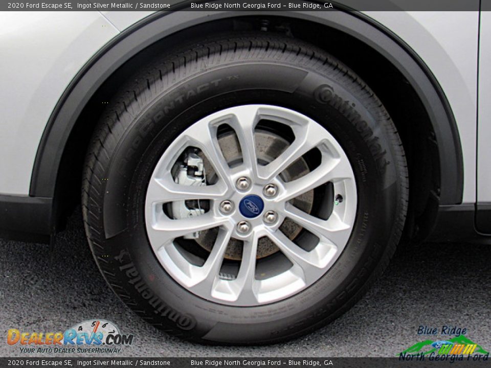 2020 Ford Escape SE Ingot Silver Metallic / Sandstone Photo #9