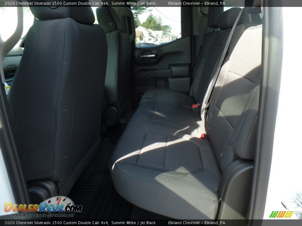 2020 Chevrolet Silverado 1500 Custom Double Cab 4x4 Summit White / Jet Black Photo #33