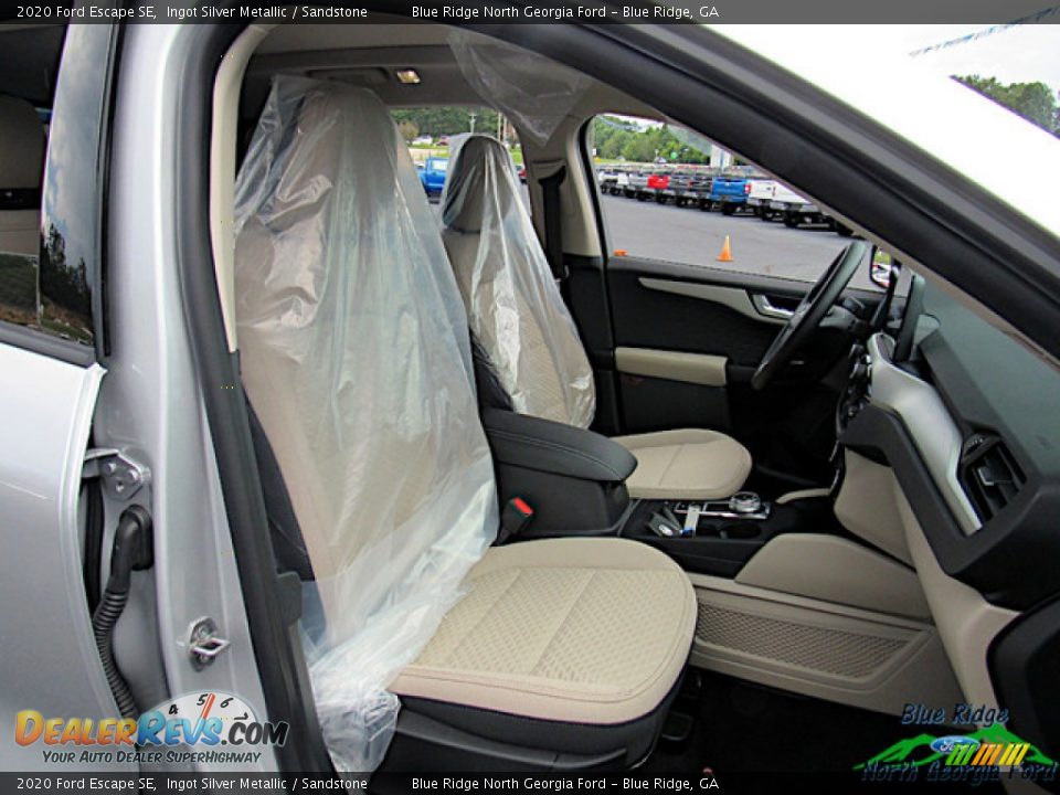 2020 Ford Escape SE Ingot Silver Metallic / Sandstone Photo #11