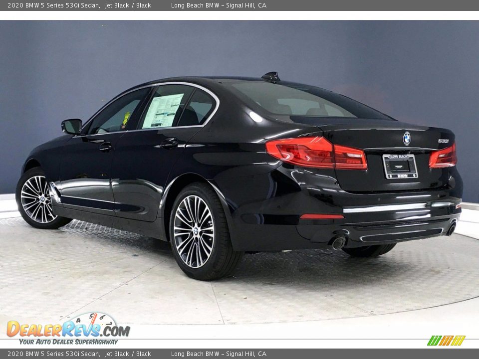 2020 BMW 5 Series 530i Sedan Jet Black / Black Photo #3