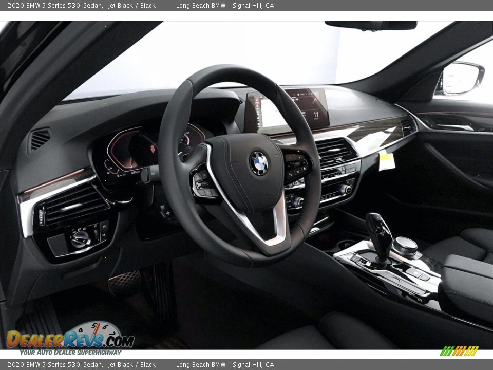 2020 BMW 5 Series 530i Sedan Jet Black / Black Photo #7