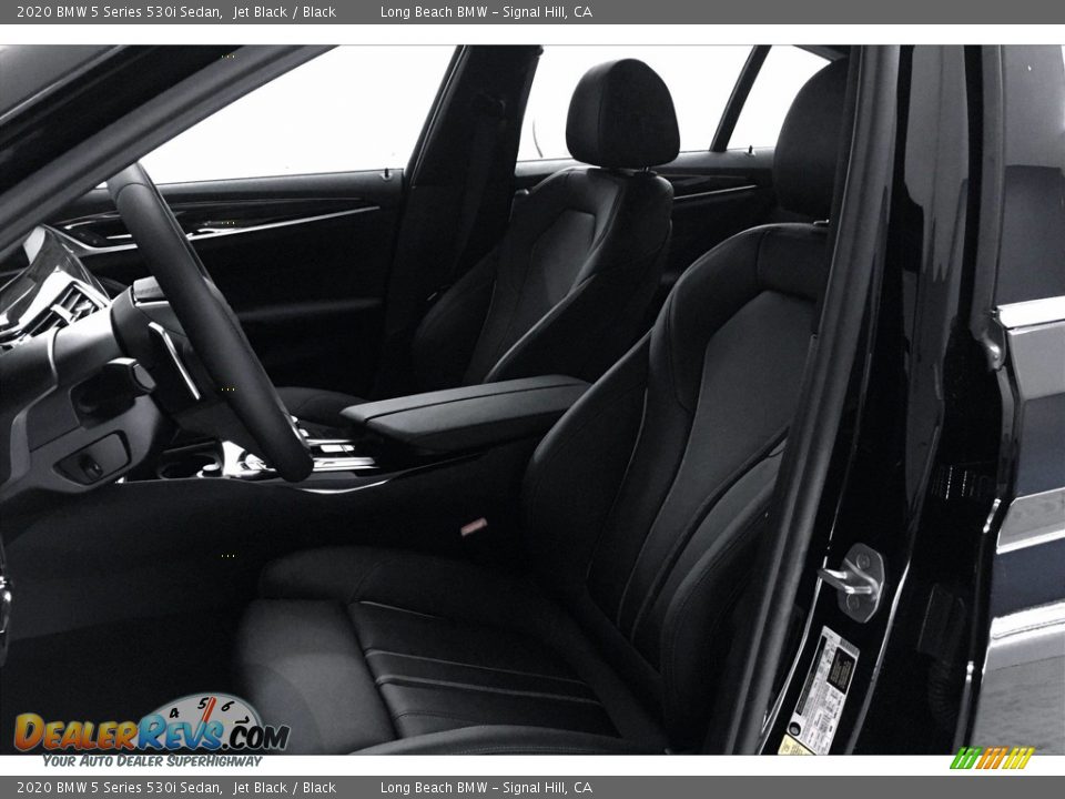 2020 BMW 5 Series 530i Sedan Jet Black / Black Photo #9
