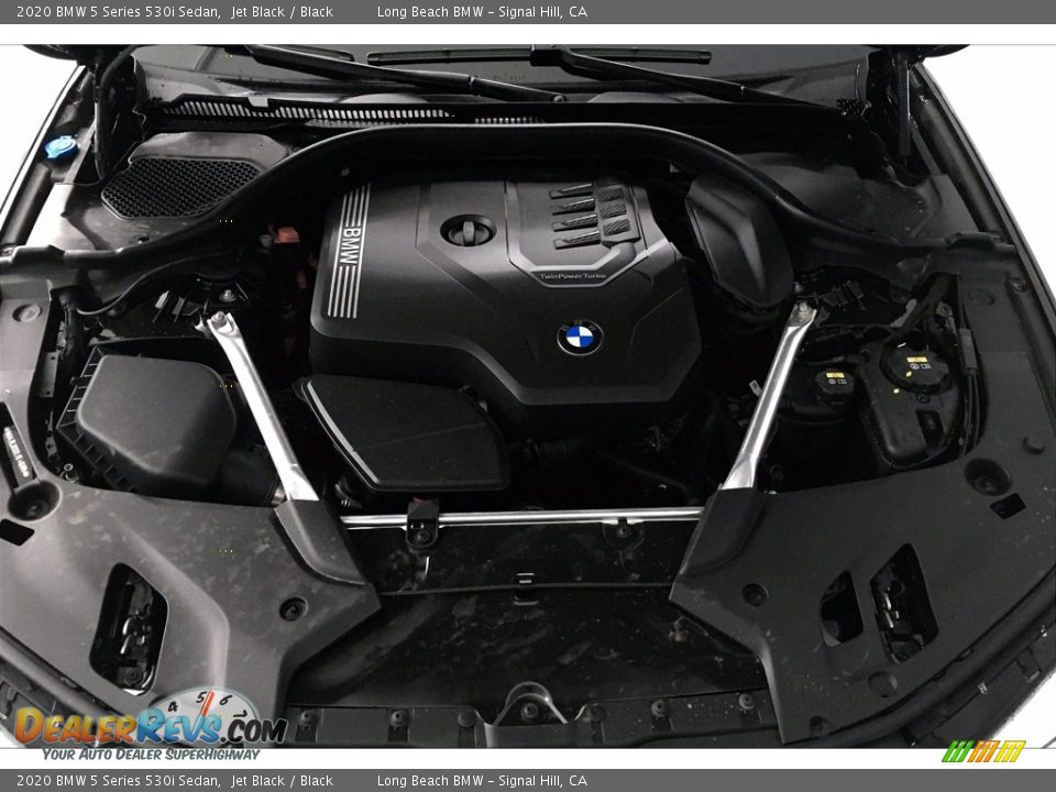 2020 BMW 5 Series 530i Sedan Jet Black / Black Photo #10