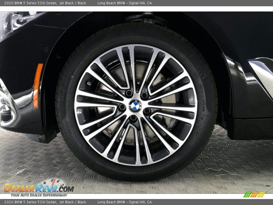 2020 BMW 5 Series 530i Sedan Jet Black / Black Photo #12