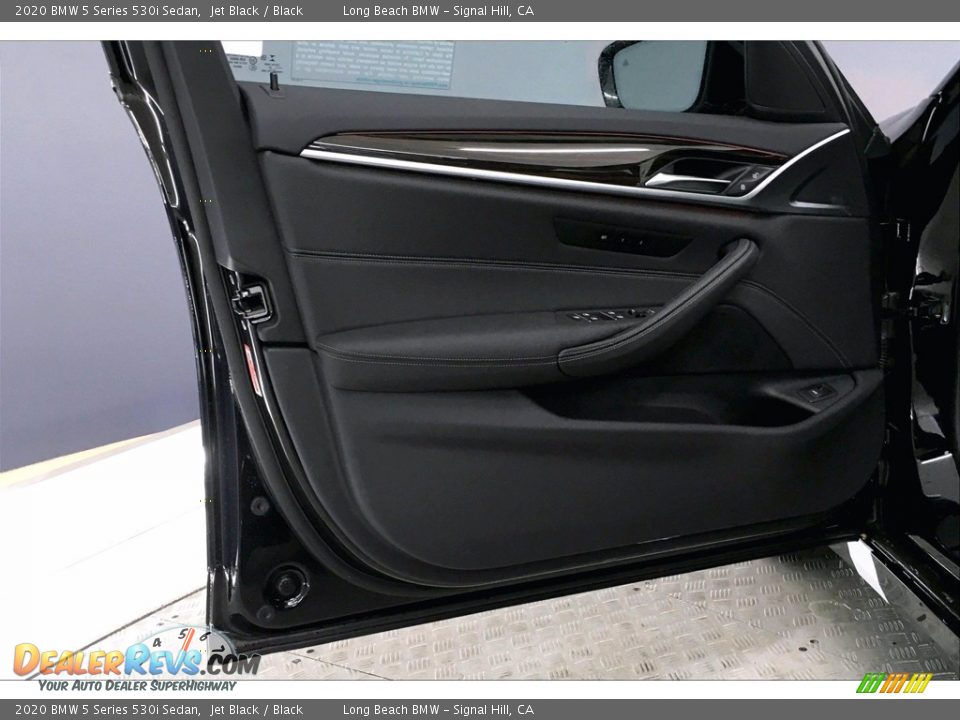 2020 BMW 5 Series 530i Sedan Jet Black / Black Photo #13