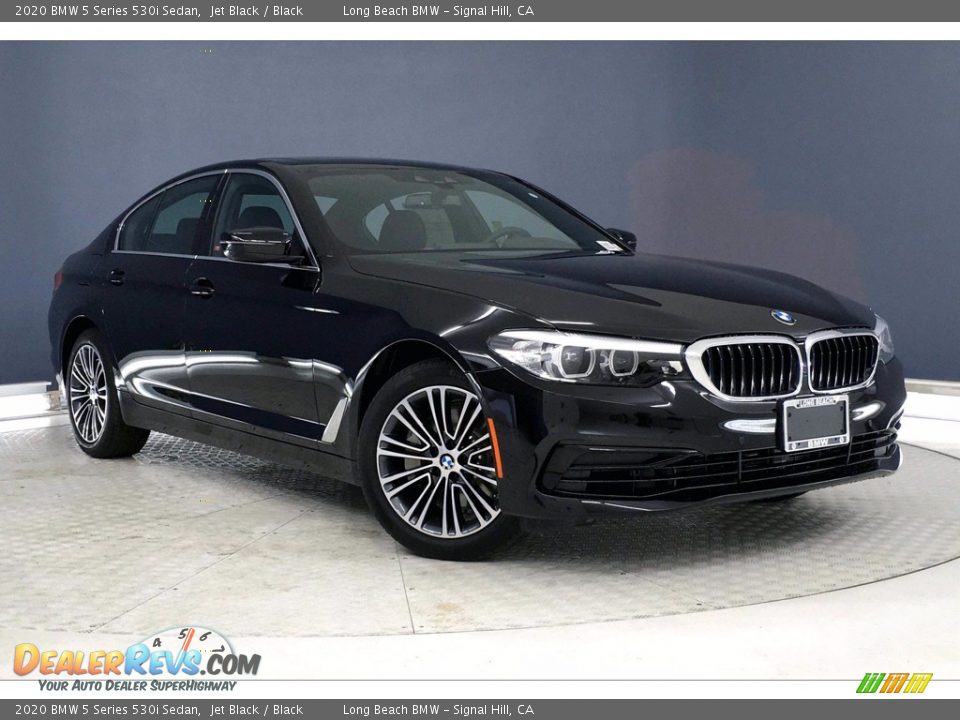 2020 BMW 5 Series 530i Sedan Jet Black / Black Photo #19