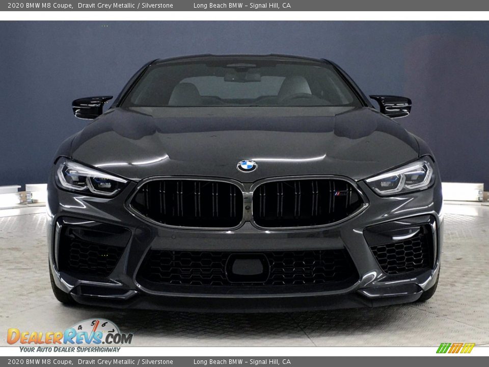 2020 BMW M8 Coupe Dravit Grey Metallic / Silverstone Photo #2