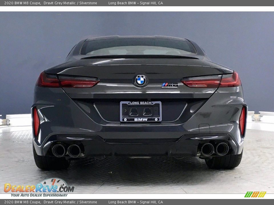 2020 BMW M8 Coupe Dravit Grey Metallic / Silverstone Photo #4