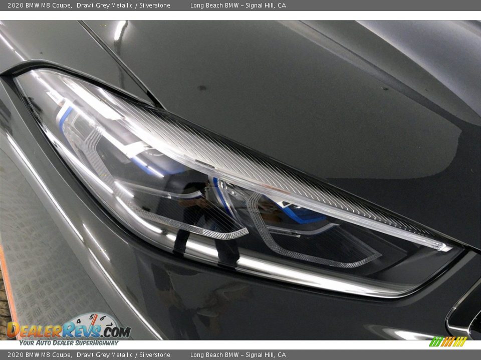 2020 BMW M8 Coupe Dravit Grey Metallic / Silverstone Photo #14