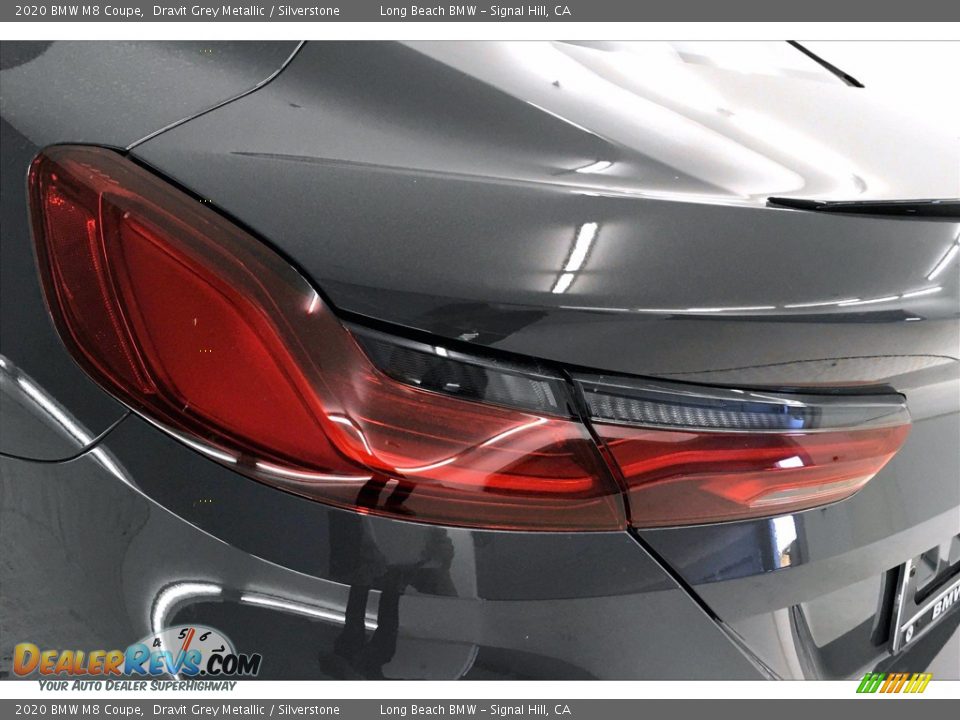 2020 BMW M8 Coupe Dravit Grey Metallic / Silverstone Photo #15