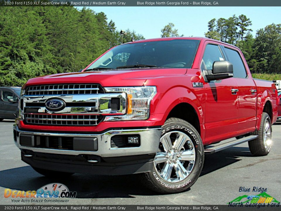 2020 Ford F150 XLT SuperCrew 4x4 Rapid Red / Medium Earth Gray Photo #1